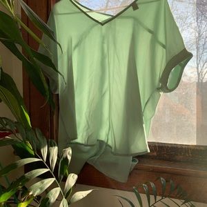 Pretty sea blue-green blouse